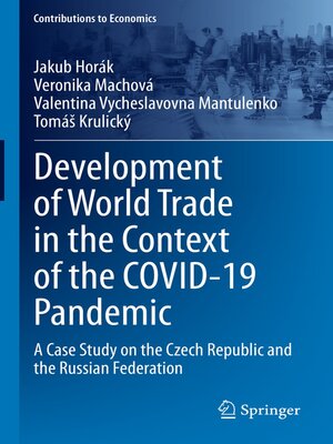 cover image of Development of World Trade in the Context of the COVID-19 Pandemic